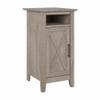 Bush Home Key West Small Storage Cabinet with Door in Washed Gray view 1