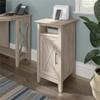 Bush Home Key West Small Storage Cabinet with Door in Washed Gray view 2