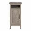 Bush Home Key West Small Storage Cabinet with Door in Washed Gray view 4