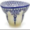 Polmedia Polish Pottery Pasta Bowl 11-inch UNIKAT - Flower Vines Pattern Handmade in Boleslawiec Poland + Certificate of Authenticity view 3