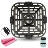 Air Fryer Grill Crisper Plate for Instants Vortex 2QT Mini Air Fryer Oven, Upgraded Air Fryer Grill Pan Tray Grate Grid with Rubber Tabs for Instants 2QT Air Fryer, Nonstick, Dishwasher Safe view 1