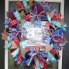 Home is Where You Park It Summer Fun Camper Trailer Ribbon Deco Mesh Front Door Wreath, Nostalgic Vibe, Funky Decor, Porch Patio Decoration, Garden Housewarming Birthday Party Gift view 1