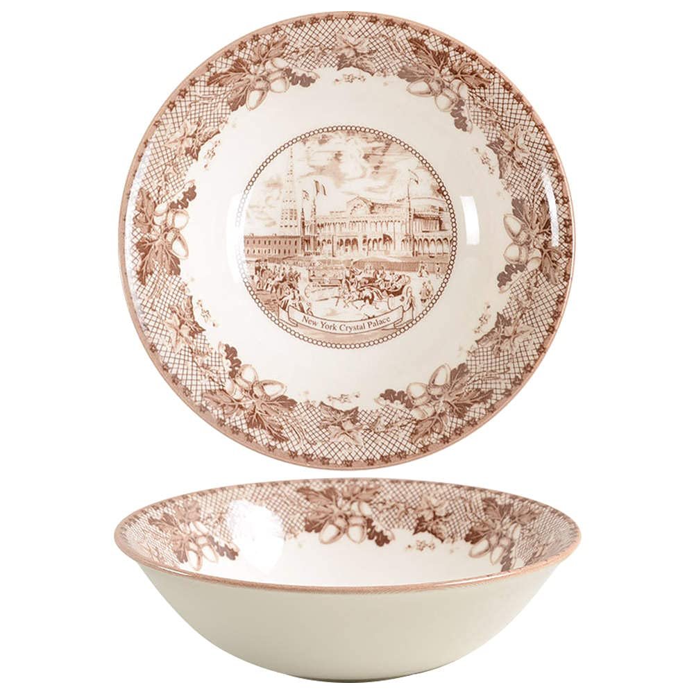 Johnson Brothers Historic America Brown II Soup Cereal Bowl
