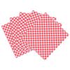 DOITOOL 100 Sheets Deli Sandwich Wraps, Red and White Checkered Dry Wax Deli Paper, Grease Resistant Food Wrapping Papers Basket Liners for Plastic Food Basket, Wrapping Bread and Sandwiches view 1