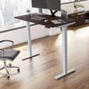 Bush Business Furniture 60-inch Electric Height Adjustable Standing Desk, Ergonomic Sit-Stand Computer Table for Home and Professional Office, Move 40 Series, Black Walnut with Metallic Gray Base view 2