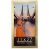 wallsthatspeak 11x27 Gold Picture Frame for Puzzles Posters Photos or Artwork view 1