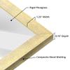 wallsthatspeak 11x27 Gold Picture Frame for Puzzles Posters Photos or Artwork view 3