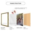 wallsthatspeak 11x27 Gold Picture Frame for Puzzles Posters Photos or Artwork view 4