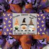 Gnome Sweet Gnome Trick or Treat Halloween Wreath. Available in 24 inch and 28 inch diameters view 2
