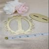 A&C Quinceaeras and More Wooden Numbers Table Number 5 inch Wooden Numbers (Silver, 5) view 4