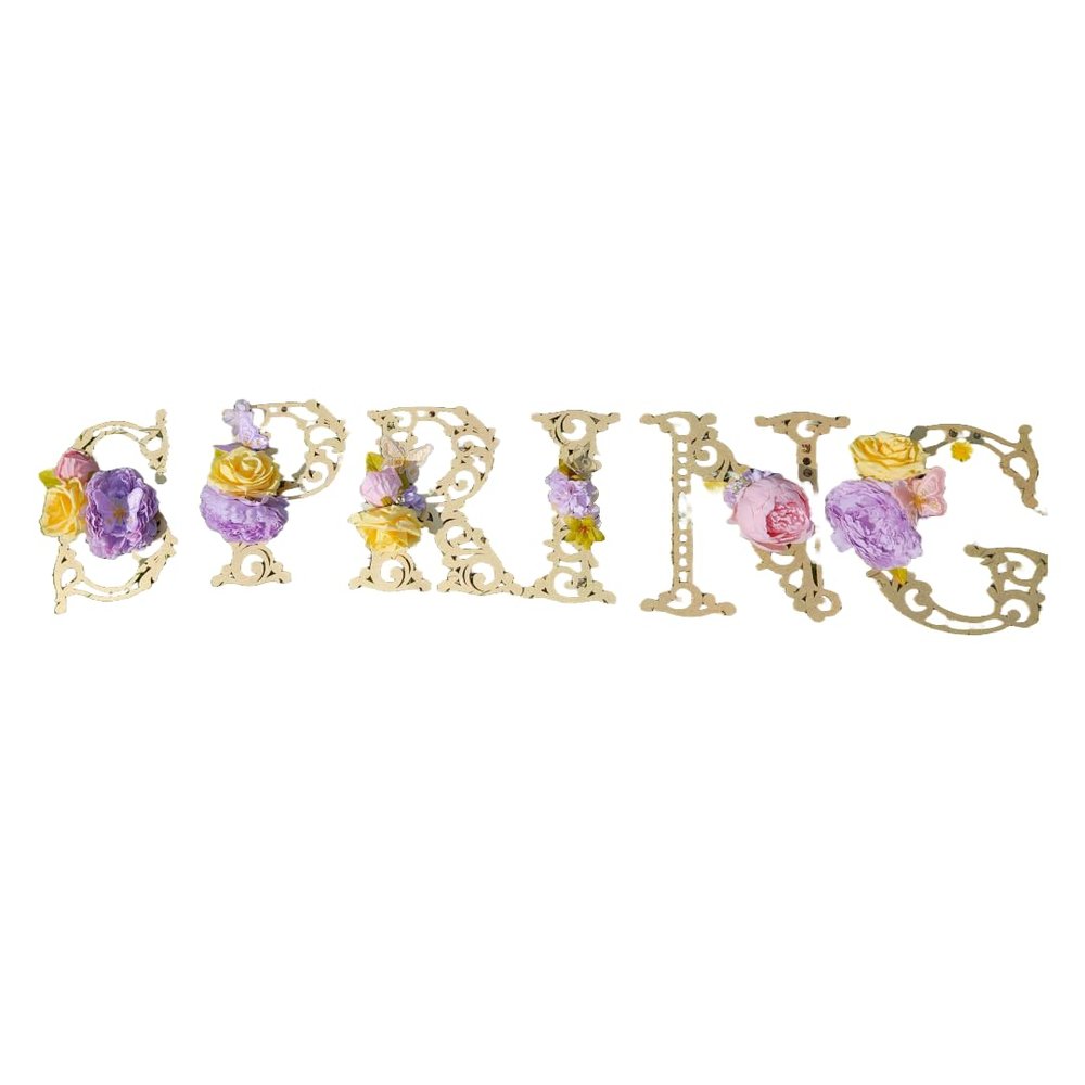 A&C Quinceaeras and More Wooden Letters 10 inch Wooden Numbers (Gold, M)