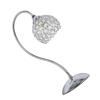 Uonlytech 1pc Dimmable Decorative Crystal Glass Table Lamp Led Bedside Light for Bedroom Adornment Warm Atmosphere for Living Room and Nursery Us view 1