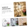 Uonlytech 1pc Dimmable Decorative Crystal Glass Table Lamp Led Bedside Light for Bedroom Adornment Warm Atmosphere for Living Room and Nursery Us view 3