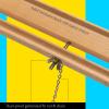 MEEDEN Wood Easel Stand for Display: Wooden Tripod for Poster Board - Wedding Easel Standing for Welcome Sign view 3