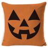 Victoryhome Halloween Pillows Halloween Pumpkin Smiley Face Pumpkin Pillow Covers,Home Decorative Throw Pillow Covers 18 inch x 18 inch Set of 4 Cotton Linen, 1, ssss, Yellow Black view 3