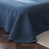 vctops 3 Piece Classic Solid Qulit Set Queen Size Geometric Stripe Stitched Pattern Lightweight Bedspread Coverlet Bed Cover (Blue, Queen) view 3