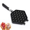 30 Holes Egg Waffle Maker Non-Stick Egg Waffle Pan Waffle Irons Egg Puff Maker Egg Waffle Mold Pan for Home Kitchen view 4