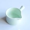Gravy Boat Japanese Style Ceramic Milk Cup With Handle Western Food Mini Milk Cup Home Juice Jar Coffee Creamer Jar Seasoning Jar Suitable for Kitchen Dessert Shops Gravy Sauce Boat (Color : Beige) view 1