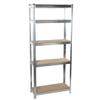 Kinzo Storage rack - Shelving unit - 5 Shelves - Heavy Duty - Max. 750 Kilos - No Screws - MDF view 3