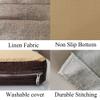 SAMTY Bench Seat Memory Foam Chair Pads Non-Slip Rubber Back Indoor Swing/Settee Cushion 48 x 14 inch view 4