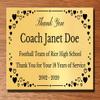 2" H x 4" W, Elegant Heart Engraved Brass Plaque, Memorial Name Plate, Polished Gold Finish, Customize Message, Made in USA view 2