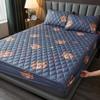 CFYCYHDZHT Cozy T Shirt Soft Thick Quilted Waterproof Printed Bed Sheets, Suitable for The Elderly Kids Pure Color Mattress Protector Bear 150cm200cm view 1