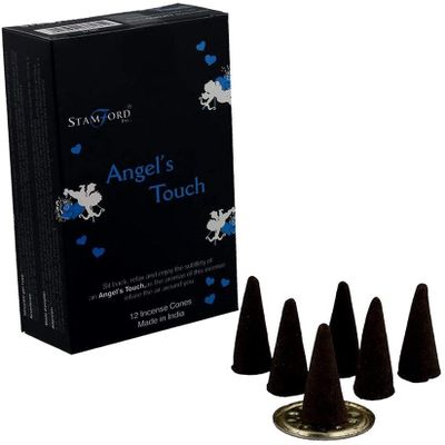 Thorness 3 Packs of Angels Touch Incense 3 Packs of 12 Cones / 36 Cones in Total/Scented Witches Incense Cones