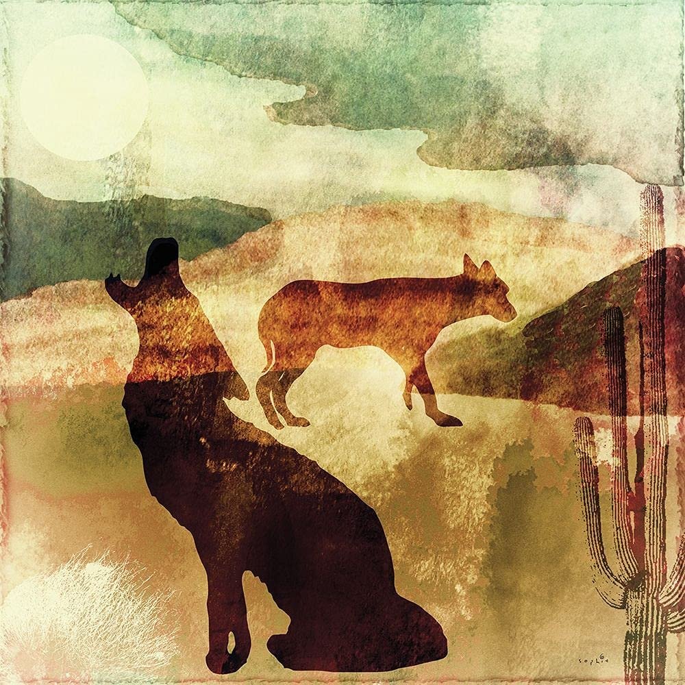 ArtExpert Texas Prairie I by Sophie 6-16x16 Art Print Poster