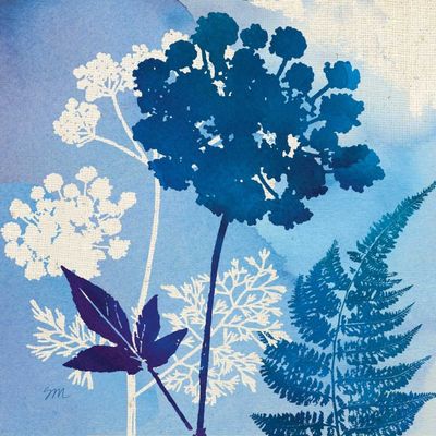 ArtExpert Blue Sky Garden Iv by Studio Mousseau - 16x16 Art Print Poster