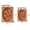 Carved Wooden Gingerbread Cookie Mold,3D Wooden Baking Mold Cookie Biscuit Press Stamp Molds, Cookie Cutter Set with Provance Rose Cookie Stamp  DIY Biscuit Chocolate Stamp Mould (Violet) view 2
