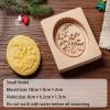 Carved Wooden Gingerbread Cookie Mold,3D Wooden Baking Mold Cookie Biscuit Press Stamp Molds, Cookie Cutter Set with Provance Rose Cookie Stamp  DIY Biscuit Chocolate Stamp Mould (Violet) view 3