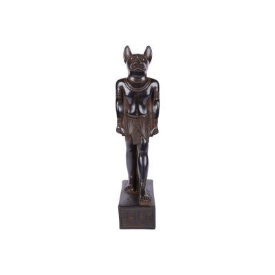 Statue of Egyptian cat bastet Goddess made of polystone , 2725616364589