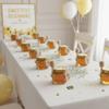 Adabocute 20 Pack Mini Honey Jars with Dipper - Mini Honey Jars for Baby Showers & Wedding Gifts - Gold Lids, Bee Pendants, Jutes and Gift Bags view 4
