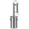 Family Brewing Distiller 304 Stainless Steel Twin Towers cooling coils with Thermometer Brewing Equipment Brewing Brandy Vodka (35L) view 1