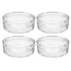 4pcs Round Crystal Candle Holders for Elegant Table Centerpieces Premium Glass Tealight Cups for Wedding Decor Romantic Design for Dining Parties and Special Occasions view 1