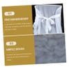 FAVOMOTO 2pcs Tulle Chair Cover Fluffy Tutu Skirt Bow Ties for Wedding Shower and White Elegant Mesh Design for Stylish Chair Decoration view 4