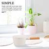 Shampoo Rinser Water Bucket for Bath Water Ladle Bath Ladle Dipper Hair Washing Scoop Shampoo Cup with Wooden Handle for Home Kitchen Bathroom Bucket view 3