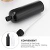 Cabilock 4pcs Pump Dispenser Bottles for Shampoo Shower Gel Refillable Empty Containers Black White Convenient Press Type Design for Easy Liquid Application view 2