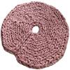 Pink Christmas Tree Skirt Round for Mini Small Large Xmas Tree Decoration Chunky Knit different sizes (56 inches) view 1