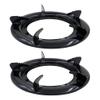 2pcs Stainless Steel Wok Rack Gas Stove Wok Ring Stove Trivets Cooktop Range Pan Holder Stand for Gas Hob Home Kitchen view 1