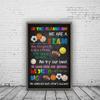 The Hygge Life Sports Classroom Rule Poster Behavior Posters for Classroom Sports Classroom Poster Printable Class Poster Football Baseball Basketball Poster view 2
