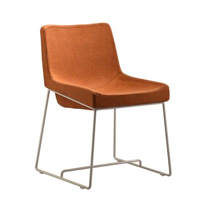 Dining Chair | Full Backed White Metal Bar Stools, Widen Linen Seat with Footrest & Back, Bar Pub Dining Room Kitchen Home Max. Load 440Lb