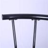 Back Black Metal Barstool with PU Swivel Seat, Kitchen Counter Stool, Adjustable Round Barstool Bar Chairs, Bar Height Swivel Stool, 29-Inch, 2-Pack view 3