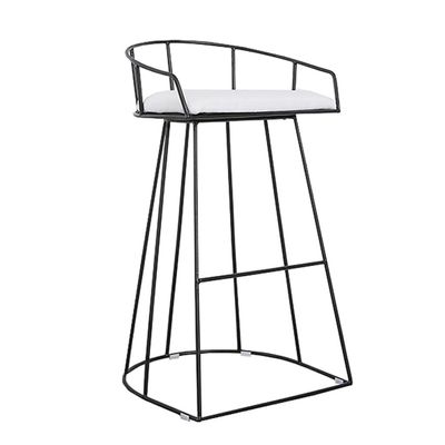 25"/29" Bar Height Barstool Modern Bar Wrought Iron Bar Stool Clothing Store High Stool Tea Shop Coffee Shop Bar Stool in Black Max. Load 440lb