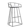 25"/29" Bar Height Barstool Modern Bar Wrought Iron Bar Stool Clothing Store High Stool Tea Shop Coffee Shop Bar Stool in Black Max. Load 440lb view 1