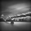 ArtExpert Millennium Bridge By Ahmed Thabet - 16x16 Art Print Poster view 1
