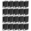 20 Pieces Stainless Steel Hip Flask 8 oz Matte Black Flask Set Leak Proof Liquor Drinking Metal with 20 Pieces Funnel for Men Women Wedding Party Group Camping Supply view 1