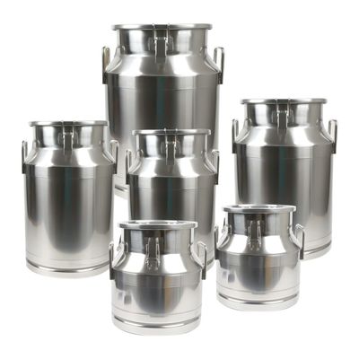 40L/10.56 Gallon Stainless Steel Milk Can Milk Jug Milk Bucket Milk Transport Cans Wine Pail Bucket Liquid Container Storage Bottle with Strong Silicone Sealed Lid (40L/10.56 Gallon)