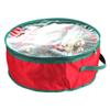 Babody Christmas Wreath Storage Bag,Garland Xmas Wreath Container,Holiday Wreath Bags Box,Christmas Plastic Storage Container view 1