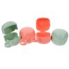 EXCEART 4pcs Portable Pacifier Holder Cases Pacifier Containers for Soothers Storage Box Carrying for Travel and Home Use view 4